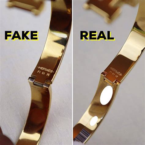 real vs fake hermes bracelet|hermes knockoff bracelet.